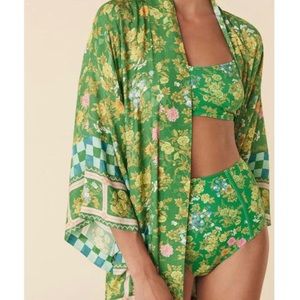 Spell & the gypsy NWT Flora robe citrus crush